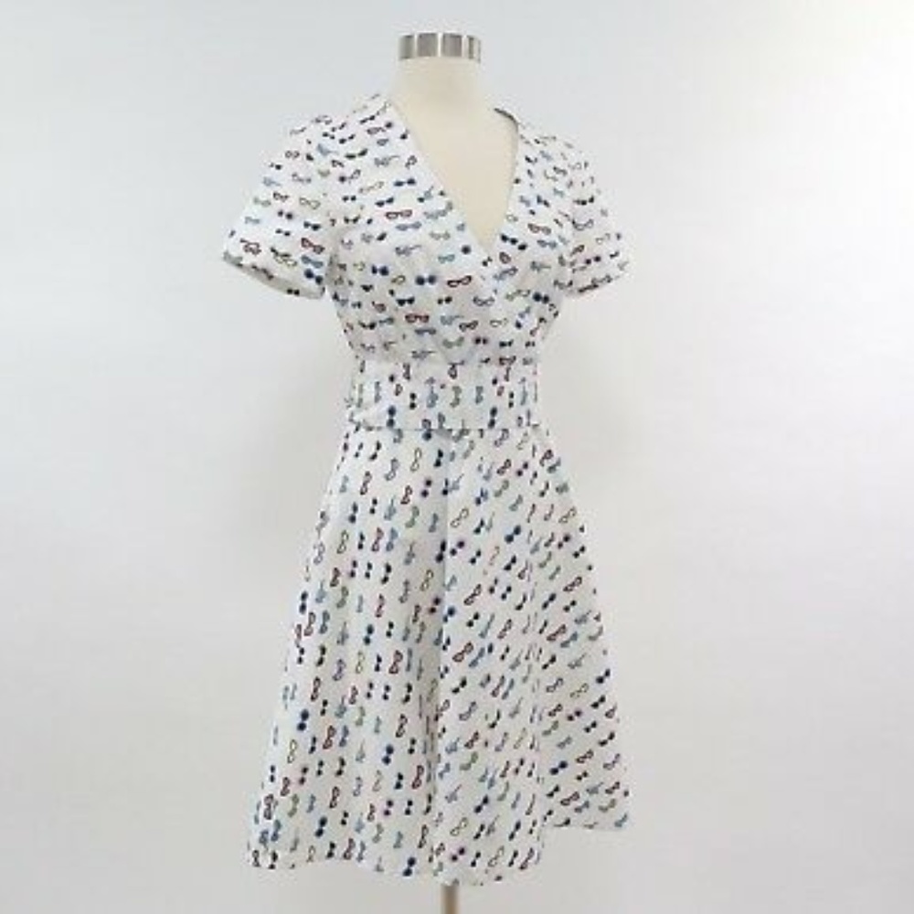 Boden Lara Wrap Dress with Sunglasses